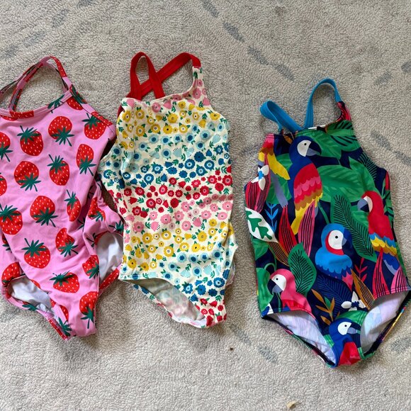Set of Three Swimsuits- Boden & Hanna Anderrson Size 5/4-5 - Picture 1 of 2